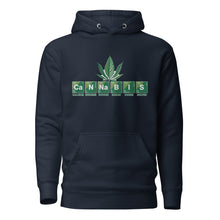 Load image into Gallery viewer, Cannabis Periodic Table Unisex Hoodie